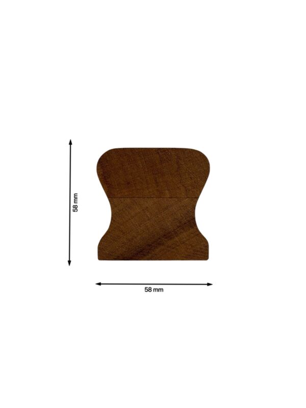 1.2m Traditional Sapele Wall Handrail Kit - Chrome or Brushed - Image 7