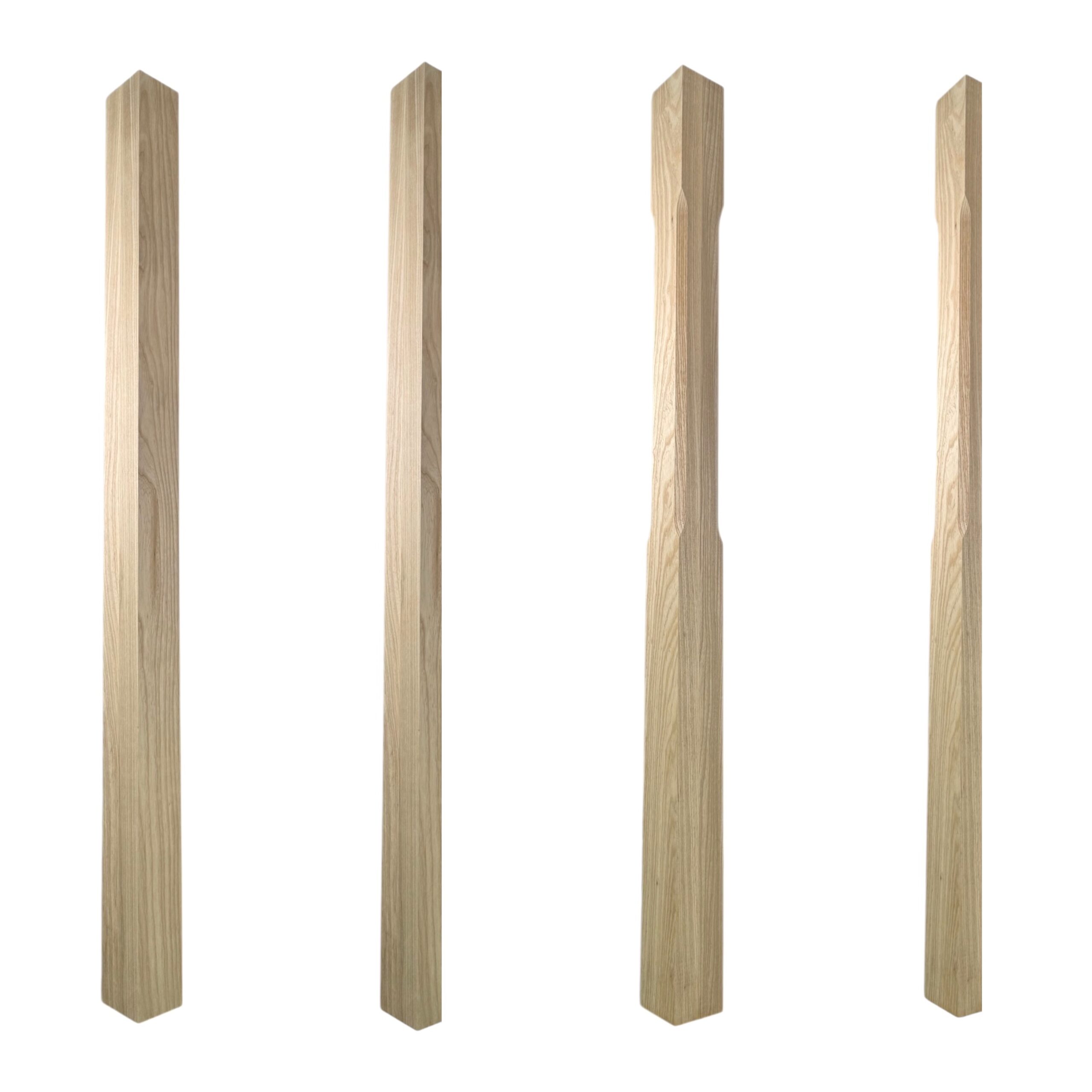 Ash Square Stair Newels