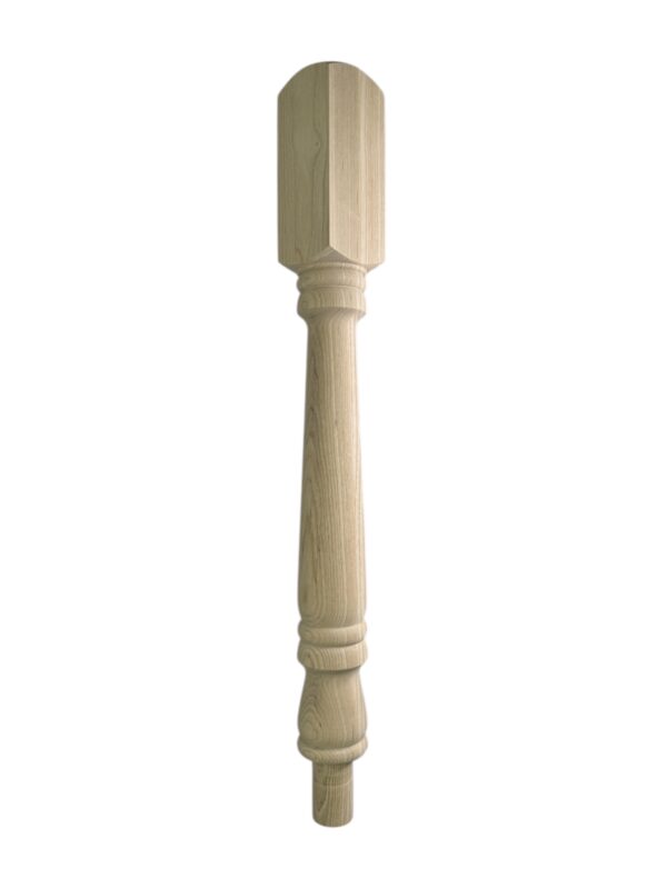 Ash Turned Georgian Newel Post 90mm x 790mm