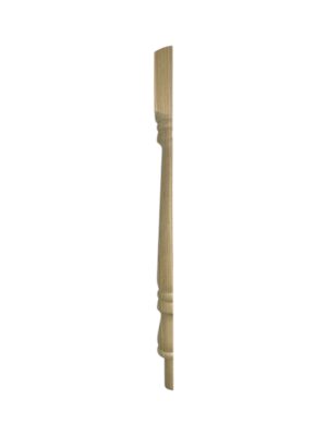 Ash Turned Georgian HALF Newel Post 90mm x 790mm