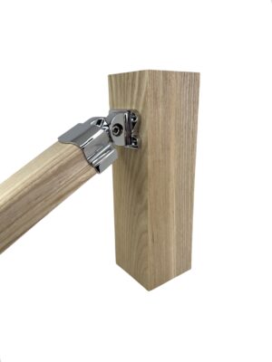Chrome Low Profile Adjustable Handrail Connector