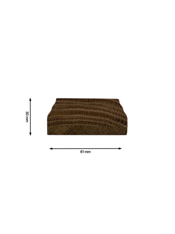 Oak Low Profile Handrail and Baserail 32mm - In Various Lengths - Image 9