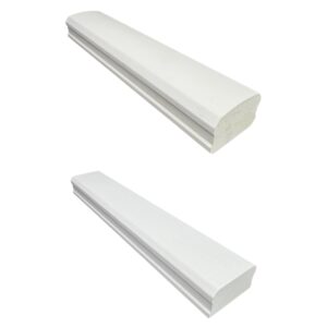 White Primed SOLID Solution Handrails & Baserails