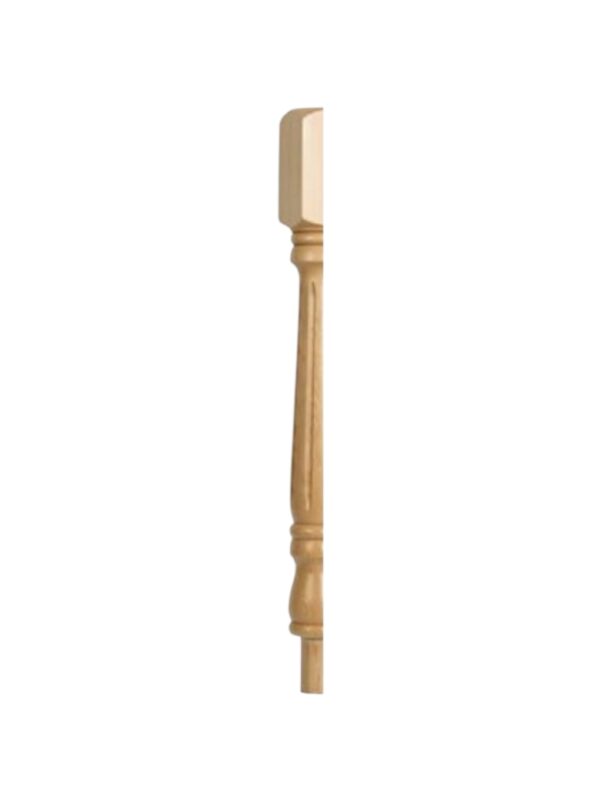 Pine Fluted Georgian HALF Newel Post 90mm x 730mm