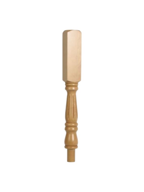 Pine Fluted Georgian Block Newel Post 90mm x 710mm
