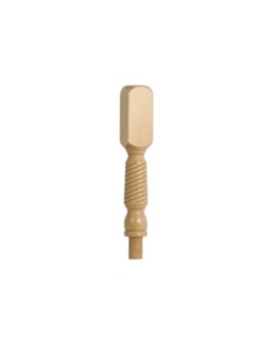 Pine Barley Twist Pulpit Newel Post 90mm x 500mm