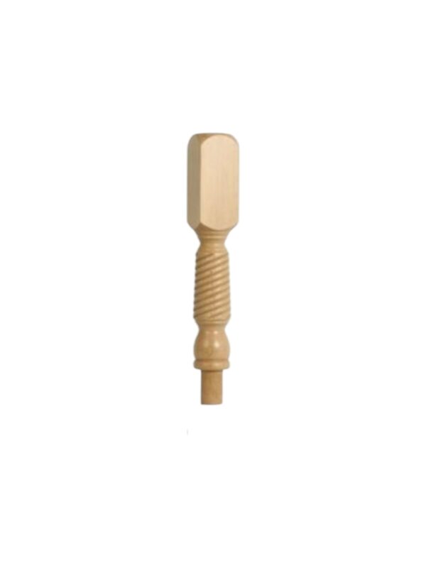 Pine Barley Twist Pulpit Newel Post 90mm x 500mm