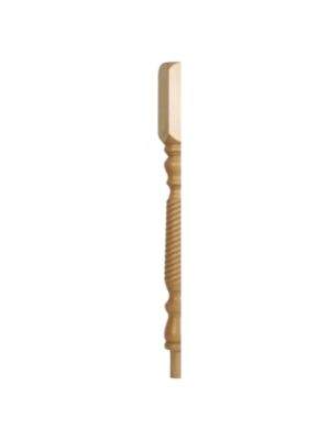 Pine Barley Twist HALF Newel Post 90mm x 790mm