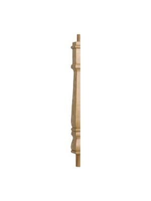 Pine Provincial Square HALF Continuous Newel Post 90mm x 675mm