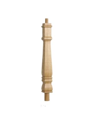Pine Provincial Square Continuous Newel Post 90mm x 675mm