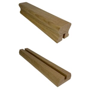 Oak 8mm Glass Handrail and Baserail