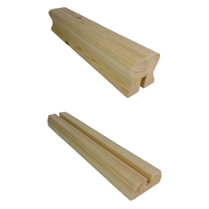 Pine 8mm Glass Handrail and Baserail