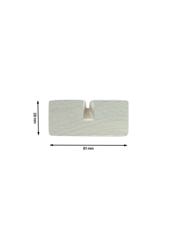 White Primed Square Handrails and Baserails - For Metal Spindles - Image 5