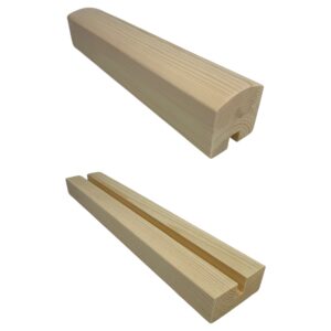 Pine 13mm Groove Modern Handrails and Baserails