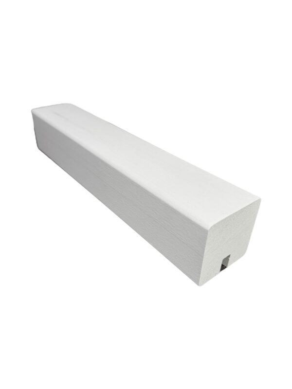 White Primed Square Handrails and Baserails - For Metal Spindles - Image 2