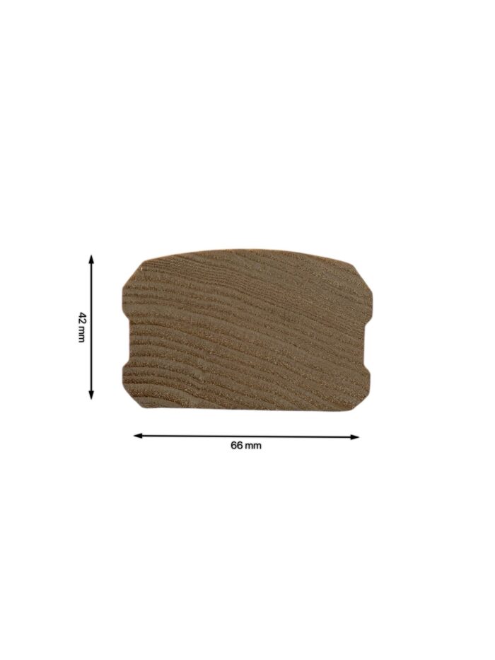 3.9m Solution Oak & Chrome or Brushed Nickel Wall Handrail Kit - Image 7