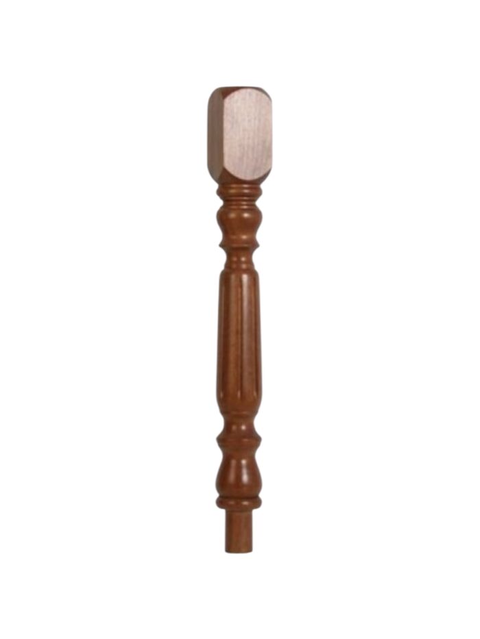 Pine Fluted Oxford Newel Post 90mm x 730mm