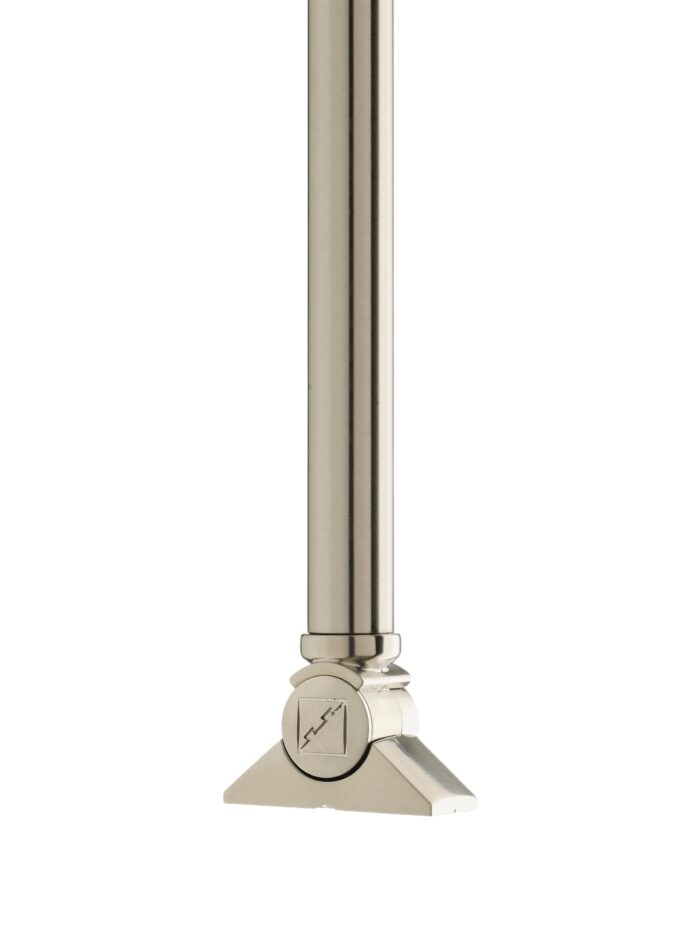 1 X Fusion Brushed Nickel Landing Spindle & Brackets MK2
