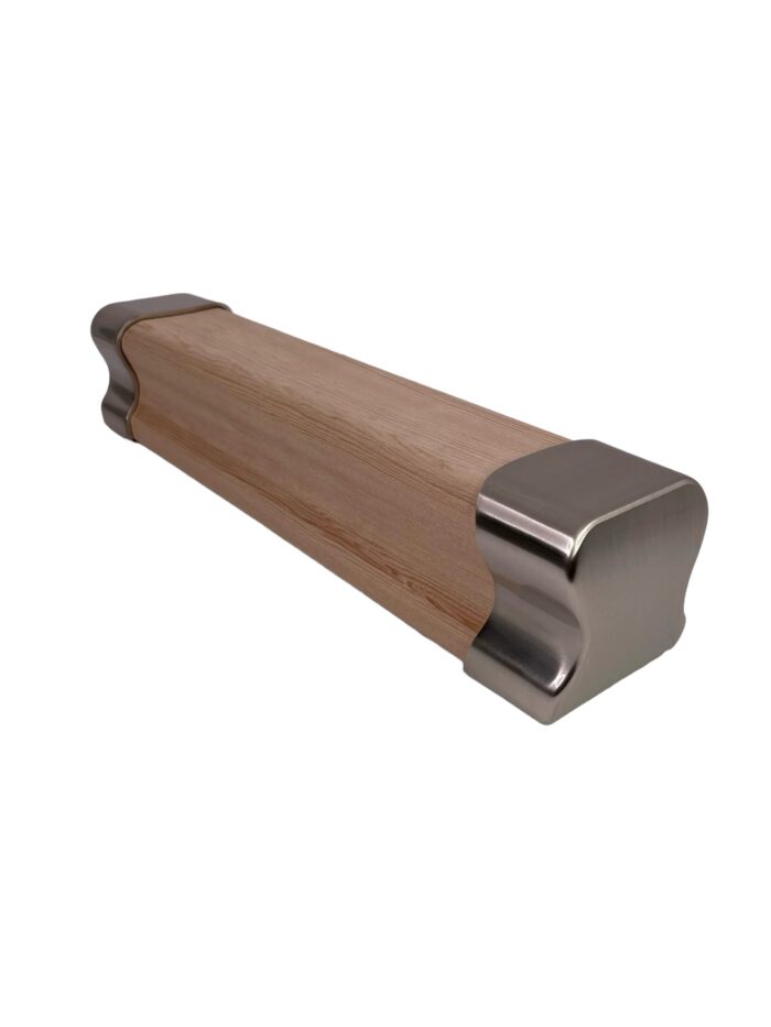 1.8m Traditional Hemlock Wall Handrail Kit - Chrome or Brushed - Image 2