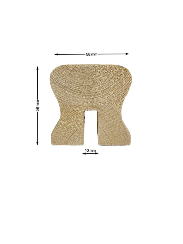Pine 10mm Glass Handrail and Baserail - In Various Lengths - Image 3