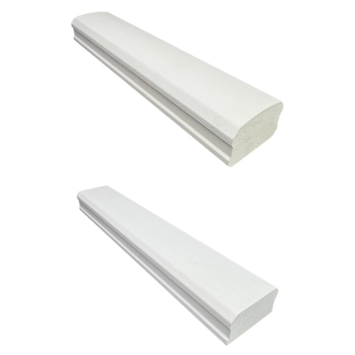 White Primed SOLID Solution Handrails & Baserails - In Various Lengths