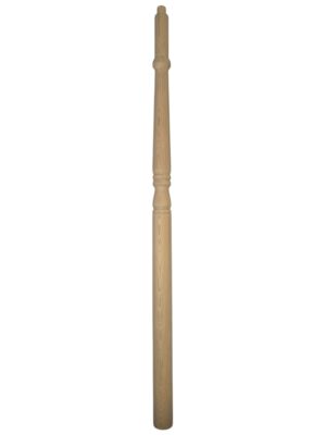 Hemlock Turned Georgian Volute Newel Post