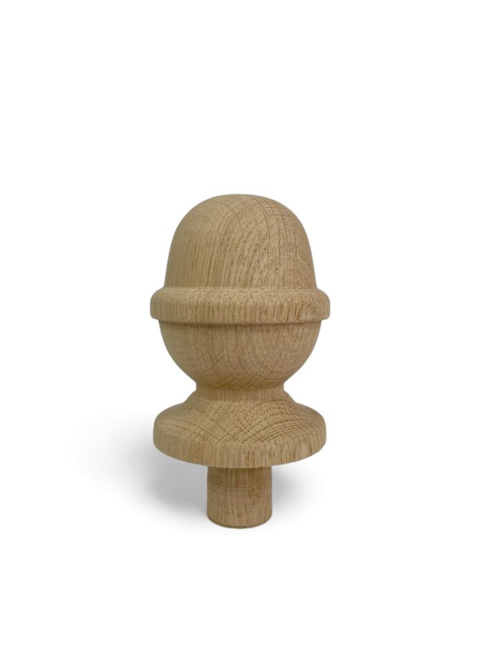 Oak Acorn Newel Cap 90mm