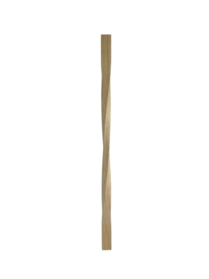 Oak Double Twist Contemporary Stair Spindle 41mm x 1100mm