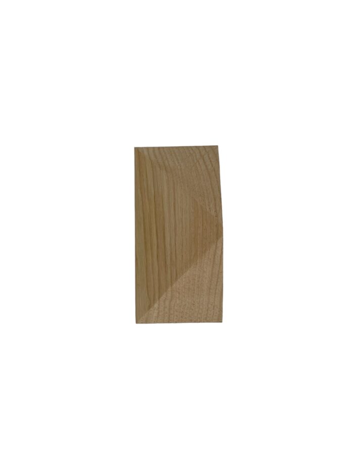 Oak Smooth Half Pyramid Newel Cap 90mm - Image 2