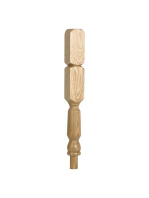 Pine Oxford Double Newel Post 90mm x 710mm