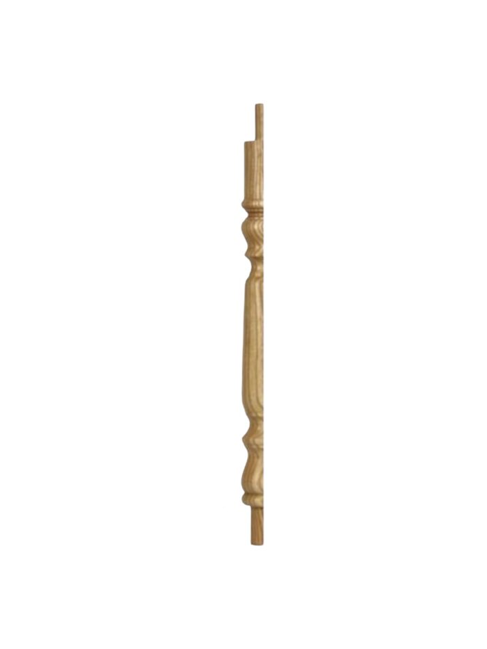Pine Oxford Turned HALF Continuous Newel Post 90mm x 675mm