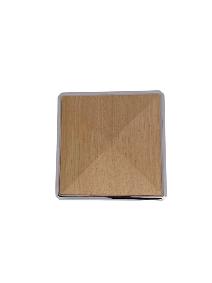 Solution Chrome Newel Post Cap - In Various Timbers - Image 4