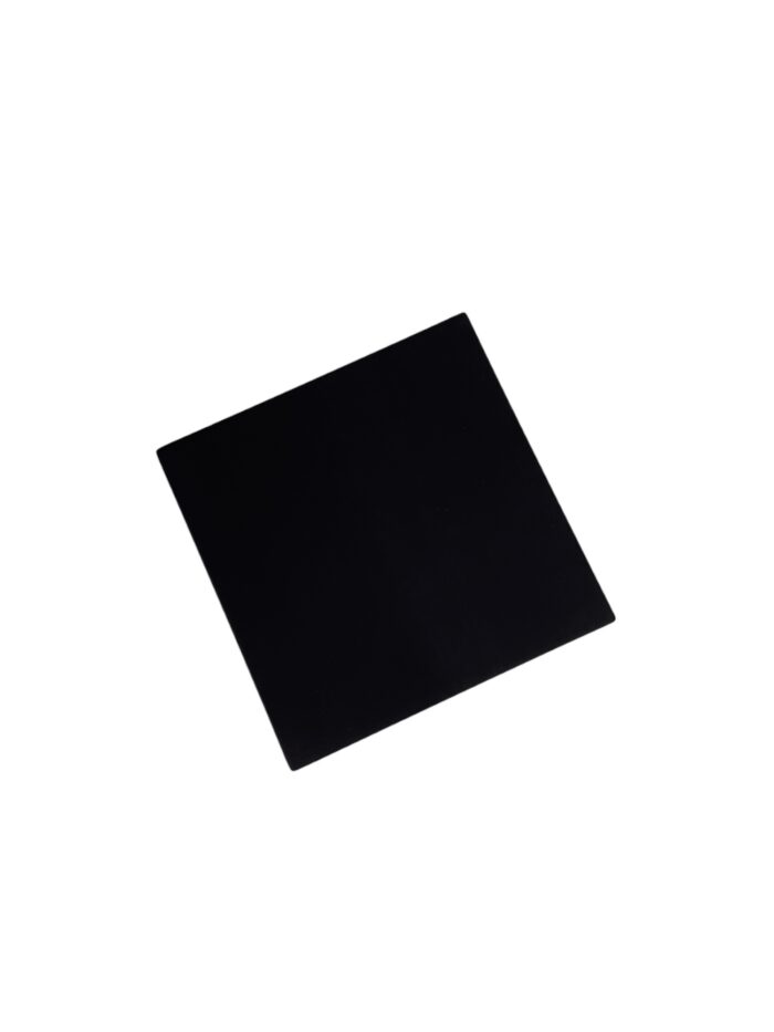 Black Metal Square Modern Cap - Image 2