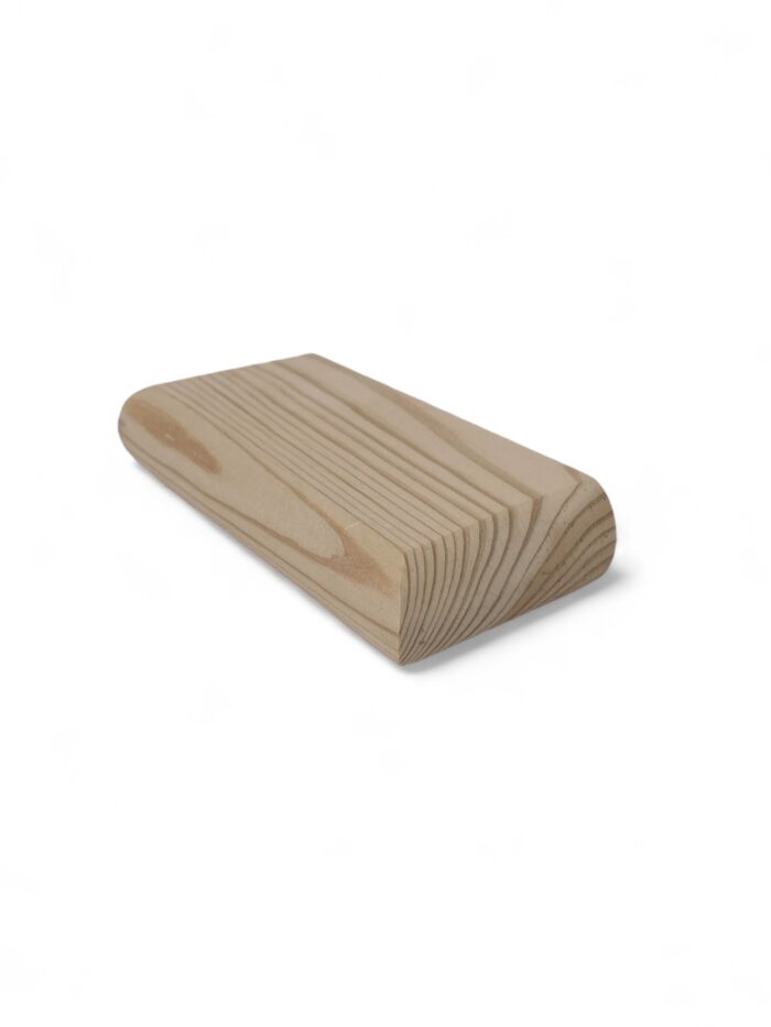 Pine HALF Flat Newel Cap 90mm - Image 2