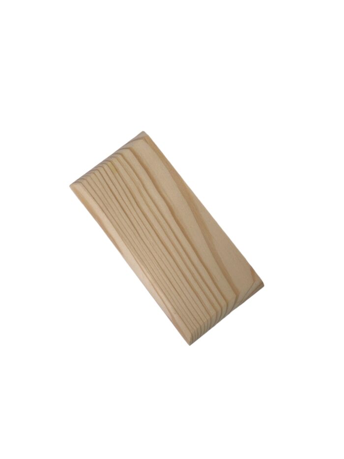 Pine 83mm HALF Flat Newel Cap - Image 2