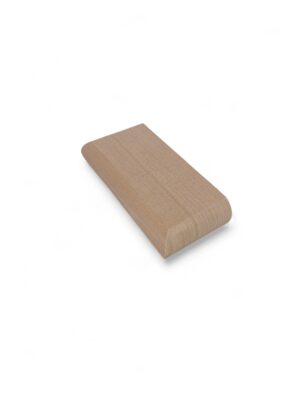 Hemlock 83mm HALF Flat Newel Cap