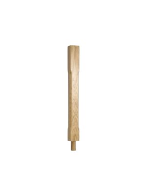 Pine Stop Ovolo HALF Spigot Newel Post 90mm x 790mm