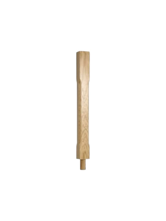 Pine Stop Ovolo HALF Spigot Newel Post 90mm x 790mm