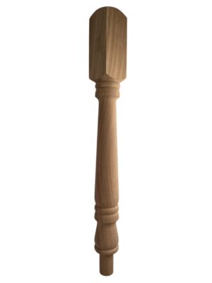 Sapele Turned Georgian Newel Post 90mm x 790mm
