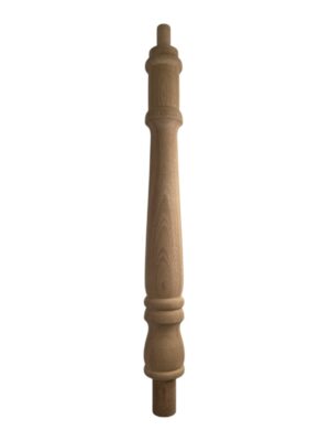 Sapele Georgian Turned Continuous Newel Post 90mm x 675mm