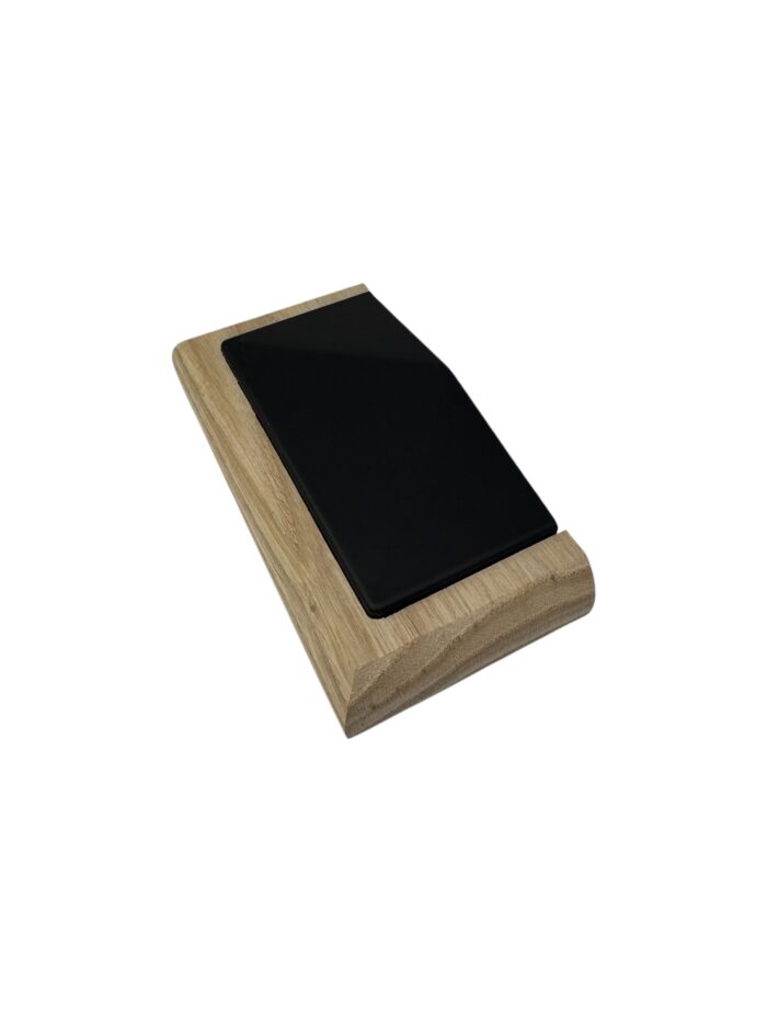 Unique Timber & Black Flat HALF Newel Cap - In Various Timbers - Image 13