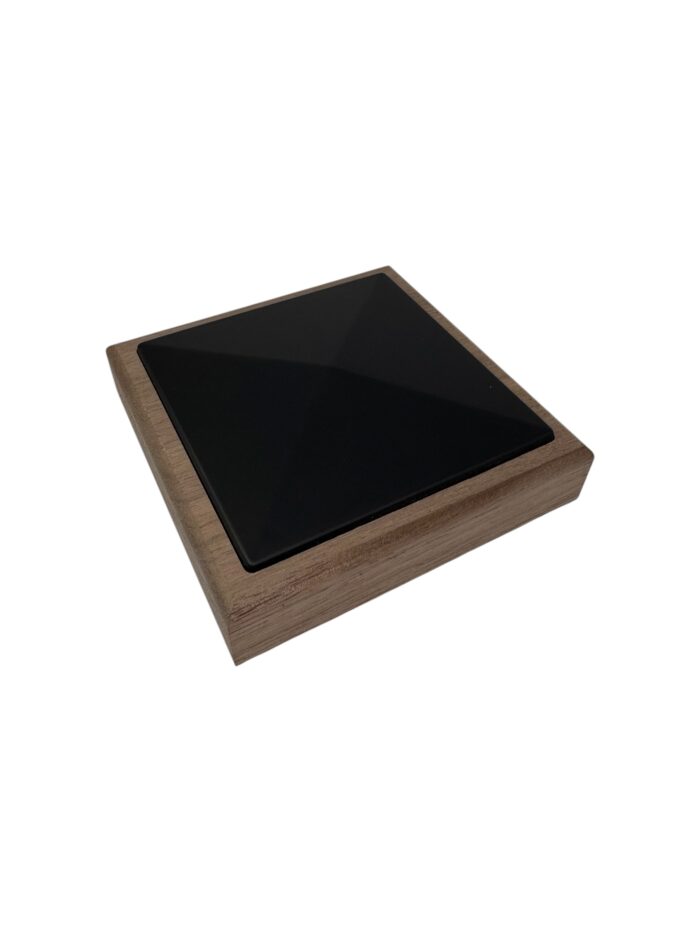 Unique Timber and Black Newel Cap - In Various Timbers - Image 20