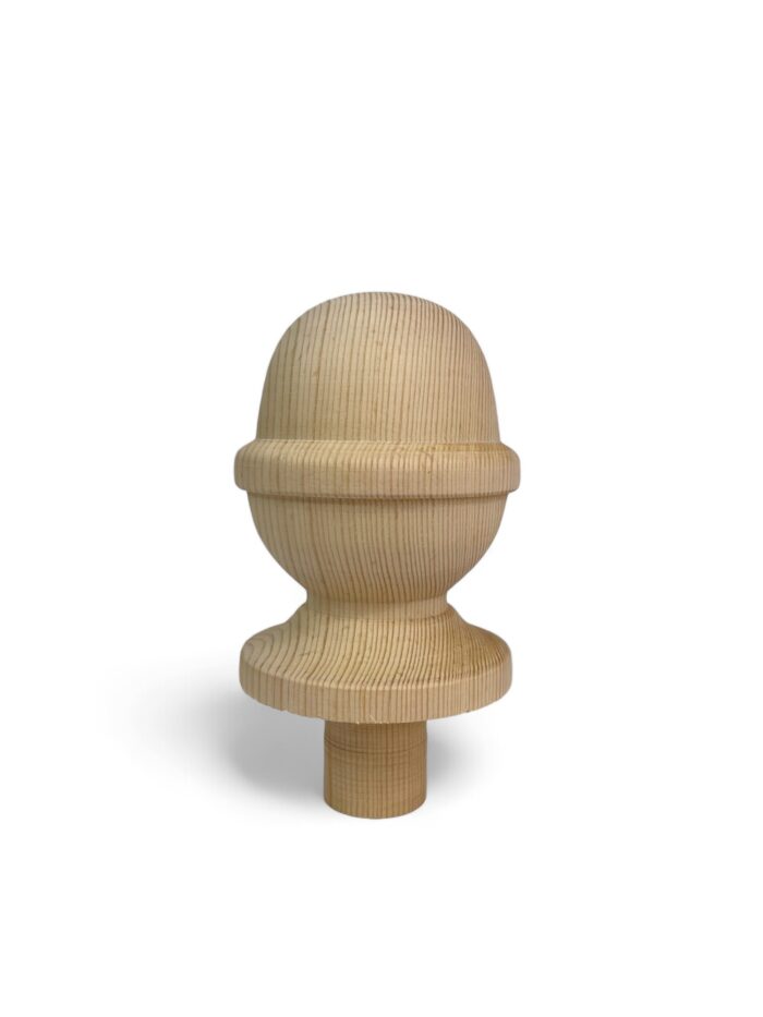 Pine Acorn Newel Cap 90mm
