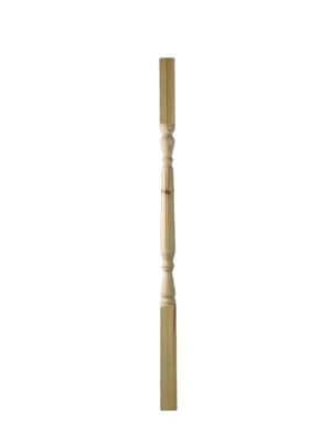 Ash Fluted Oxford Stair Spindle 41mm x 900mm
