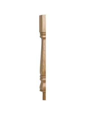 Pine Provincial Square Half Newel Post 90mm x 730mm