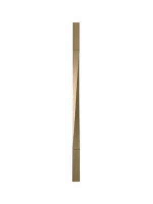 Oak Contemporary Raymond Twist Stair Spindle 41mm x 900mm