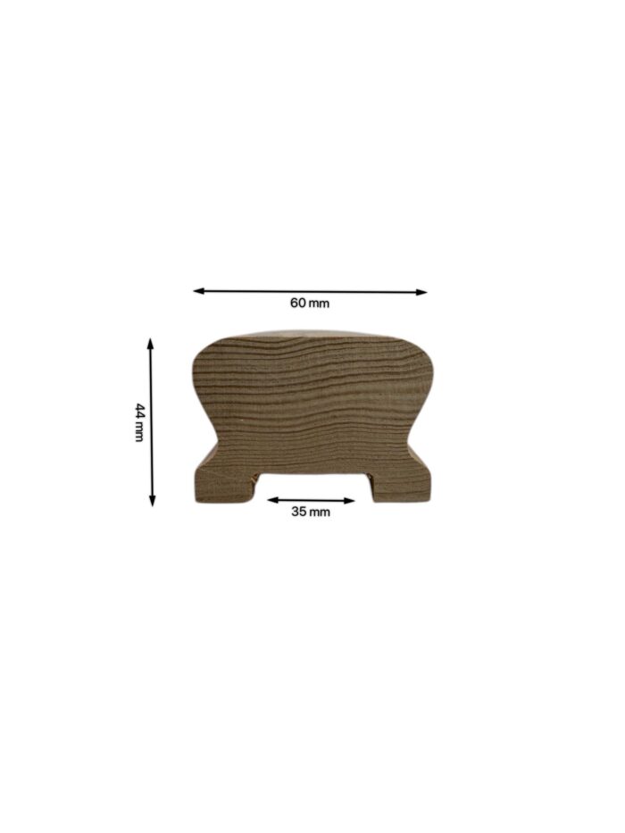 Hemlock Low Profile Handrail and Baserail 35mm - In Various Lengths - Image 3
