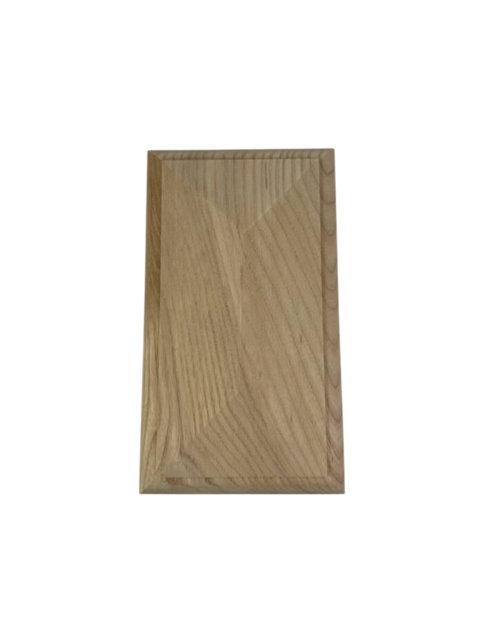 Ash Double Pyramid Newel Cap 180mm x 90mm - Image 2