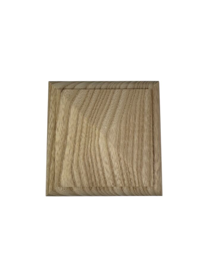 Ash Square Pyramid Newel Cap 90mm - Image 2