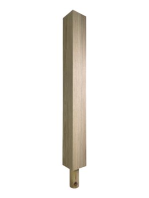 Ash Square Spigot Newel Post 90mm x 1000mm